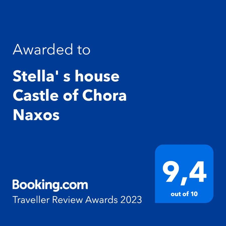 Stella' S House Castle Of Chora Naxos Apartman Naxos City Kültér fotó